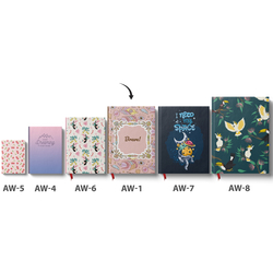 Sundaram A5 Unruled Case Bound Notebook 192 pgs AW-1